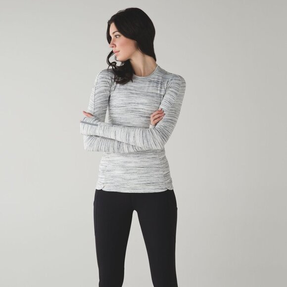 Lululemon Runderful Long Sleeve- Athletic Long Sleeve Top- Size 6 - Picture 10 of 15